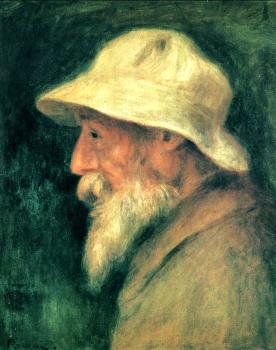 Pierre Auguste Renoir : Self-Portrait with a White Hat